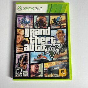 Grand Theft Auto V 5 Five Video Game (XBOX 360, 2013) 2-Disc Complete, Tested